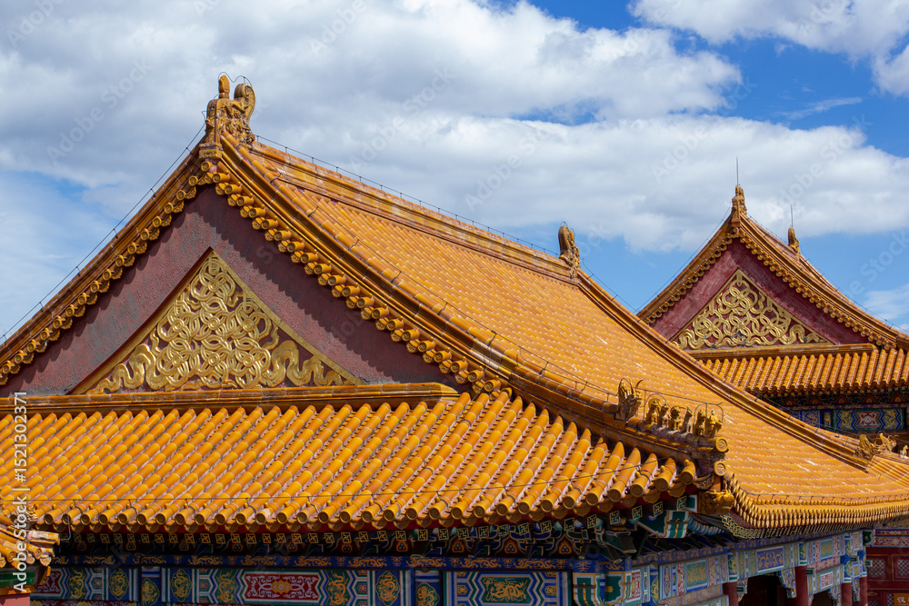 Obraz premium roof of the temple