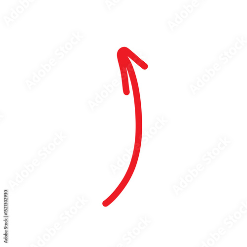 Red arrow up 
