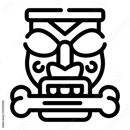 tiki mask