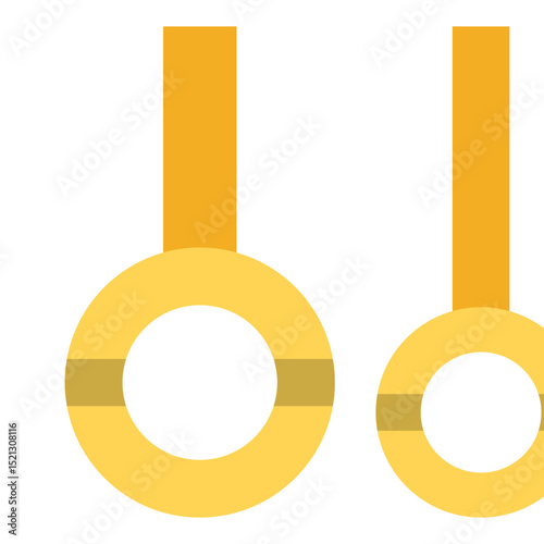ring exercise flat icon