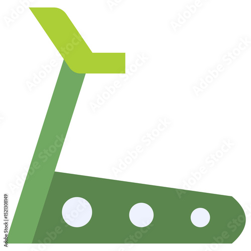 treadmill flat icon
