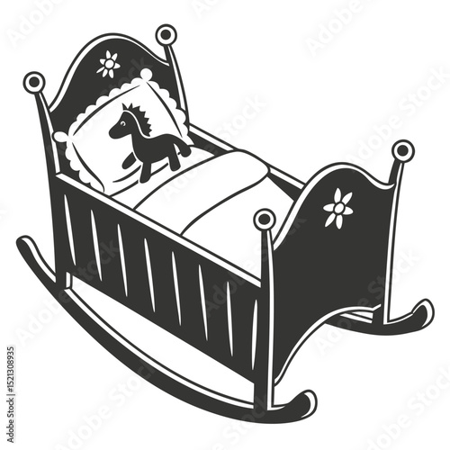 illustration of a sleeping bag