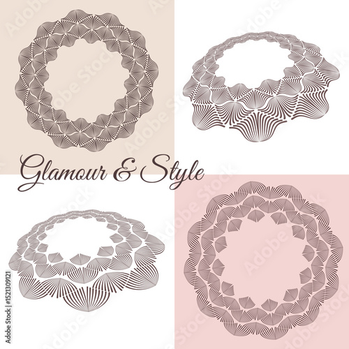Elegant Abstract Spiral Design with Fashion-Inspired Aesthetics — Perfect for Glamour, Style, Beauty Branding, Luxury Packaging, Fashion Magazines, Jewelry Promotions, and Trendy Visual Concepts