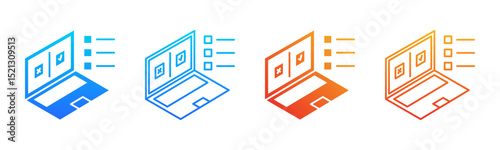 Testing icon sheet multiple style collection