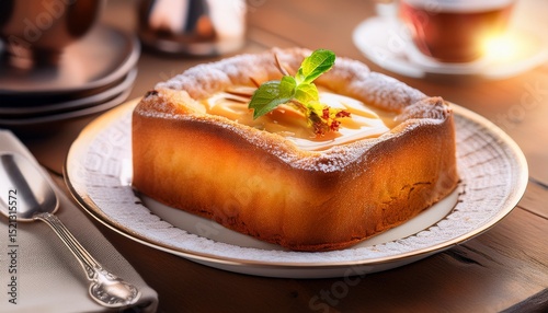 a traditional baked dessert