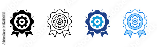 Quality Management icon sheet multiple style collection