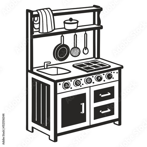 set of household appliances