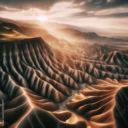 Landscape creates perfect geometric patterns
