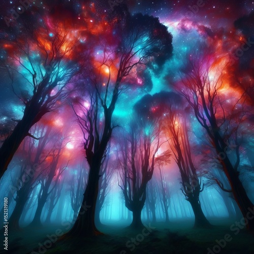 A Forest their ethereal leaves