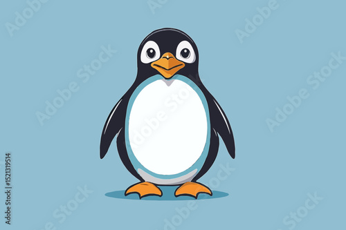 Friendly Cartoon Penguin
