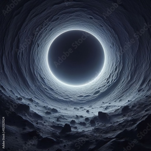 A lunar depthless and cold