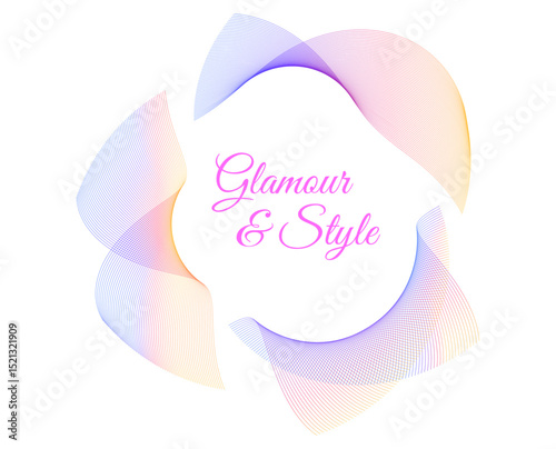 Design element wave lines, spiral, background for Elegant golden abstract swirl background for luxury branding, fine jewelry packaging, boutique logo design, and glamorous visual identity themes