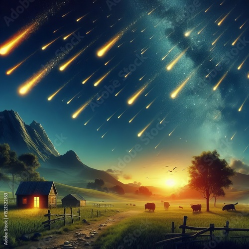 A meteor that sprout overnight