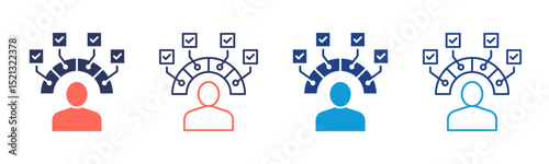 Proficiency icon sheet multiple style collection