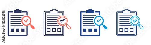 Assessment icon sheet multiple style collection