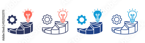 Competence icon sheet multiple style collection