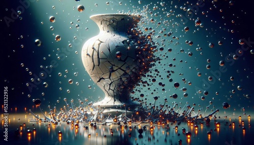 A nanobot vase without glue