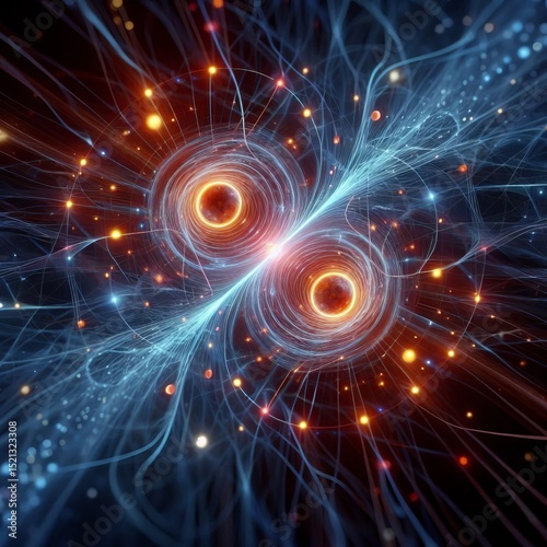 Quantum entangled pair instantaneously influe photo