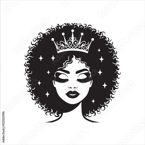 Afro woman
