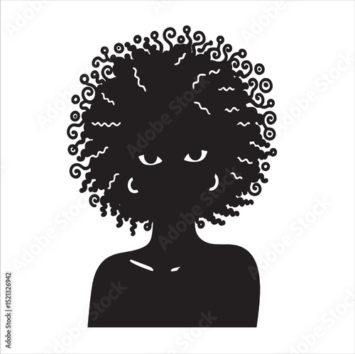 Afro woman