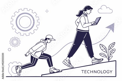Vector Illustration of Technology Innovation.svg