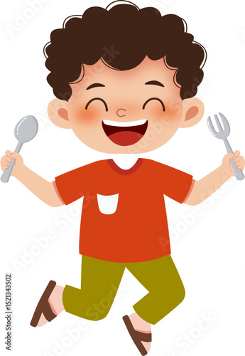 Kids  ready to eat