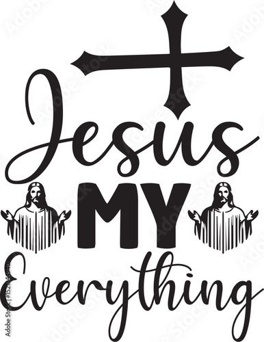 Basic RGB jesus my everything svg