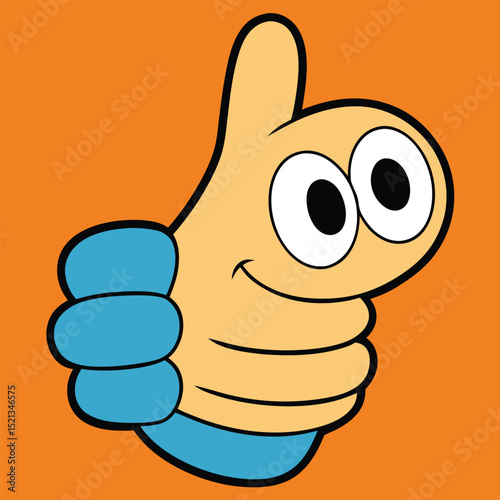 A thumbs-up gesture, a hand with thumb extended upwards, symbolizing approval, positivity, and success.