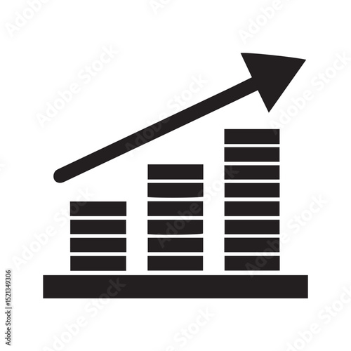 trading coins marketing vector illustration 