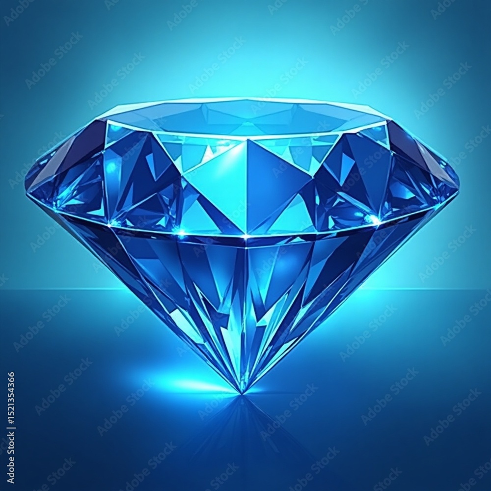 diamond on blue background diamond on blue background