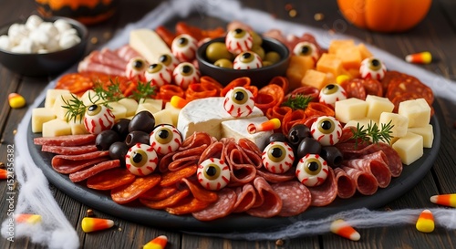 Spooktacular Halloween Charcuterie Board A Festive Feast for Your Eyes