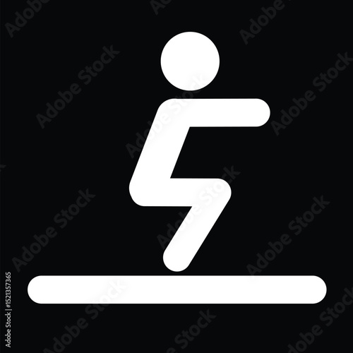 Icon Fitness And Healty Vector