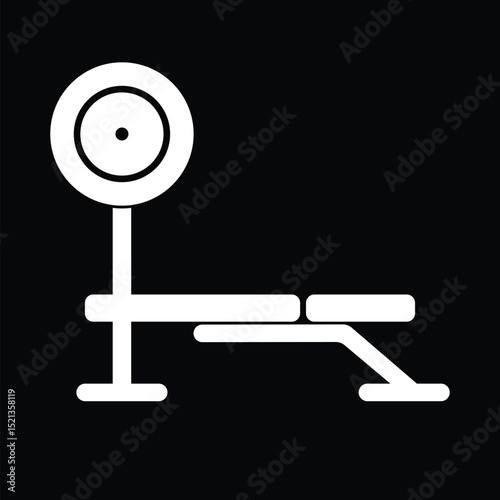 Icon Fitness And Healty Vector