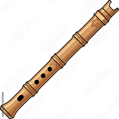 Traditional Japanese Shakuhachi Bamboo Flute