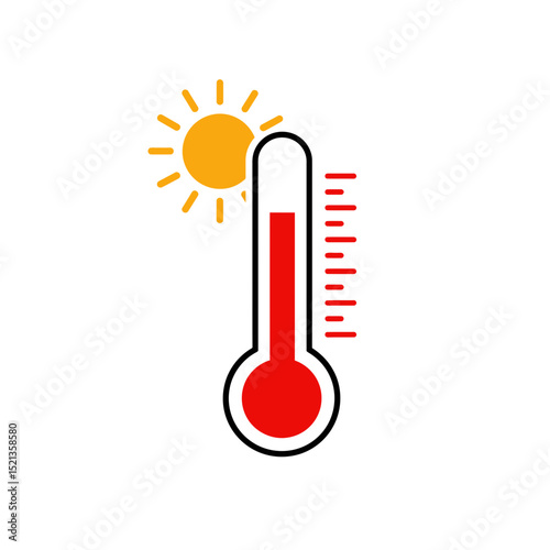 Thermometer icon vector illustration