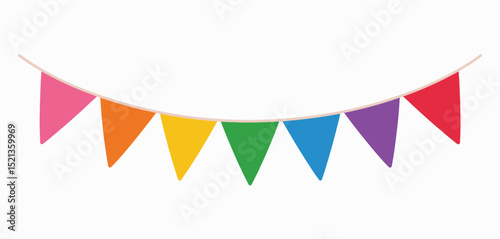 Colorful Party Bunting Flags Decoration String