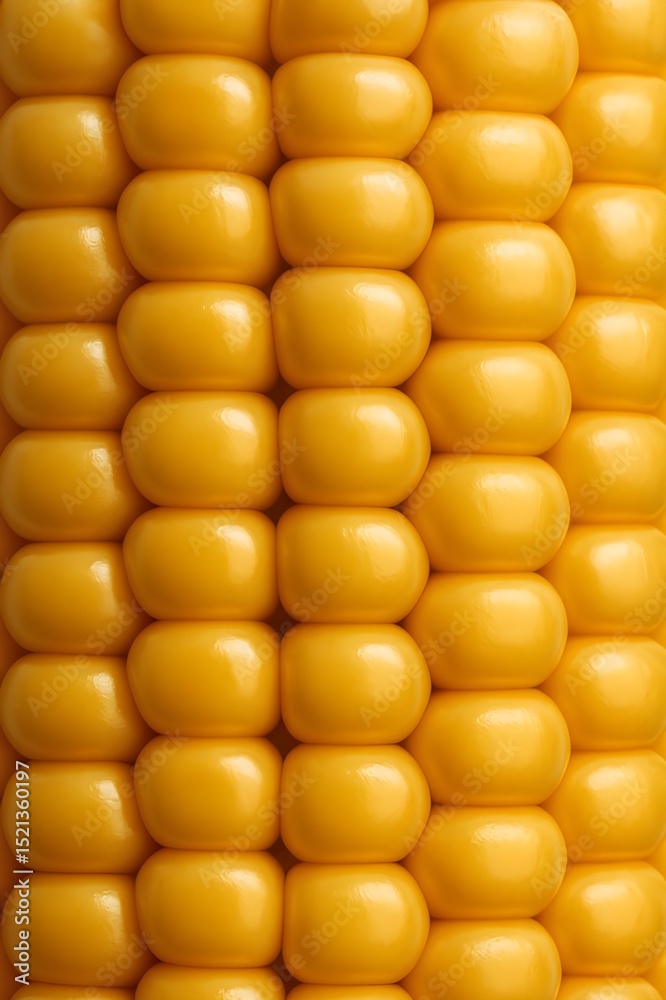 Fototapeta premium Golden Corn Kernels Close-Up