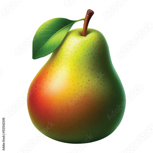 pear isolated on white