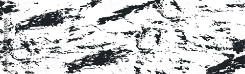 Grunge black lines and dots on a white background - Vector illustration
