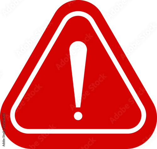 Warning danger triangle icon set. Vector isolated on transparent background hazardous apps and website material symbol in trendy style. Globally harmonized system all classes caution