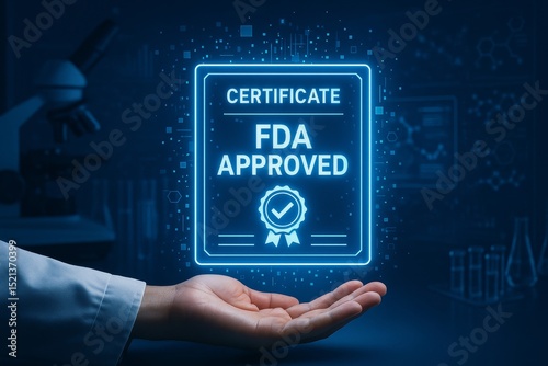 FDA Approval Certificate Ensuring Product Safety