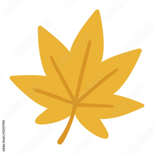 Maple Leaf Illustration – Autumn Theme