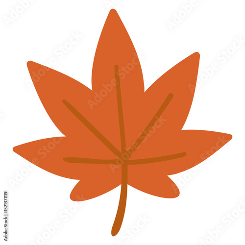 Maple Leaf Illustration – Autumn Theme