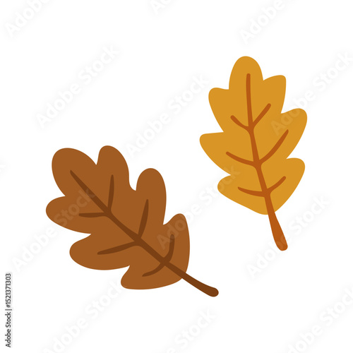 Fallen Leaves Illustration – Autumn Theme