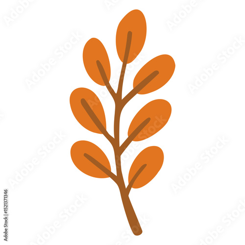 Fallen Leaves Illustration – Autumn Theme