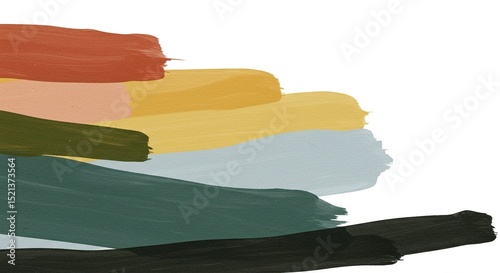 Abstract Paint Strokes