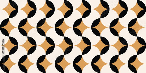 Seamless geometric pattern. Vector Illustration.