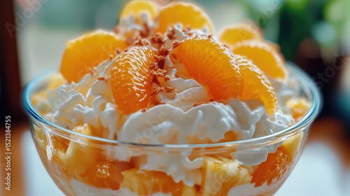ice cream in glass