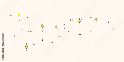 Sparkle star icons. Shine icons. Stars sparkles vector illustration. Vector flat magic glow. Sparkling light, sparkle dust