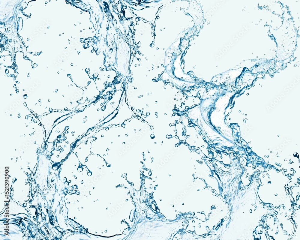 Blue Water Splash Background Blue Water Splash Background
